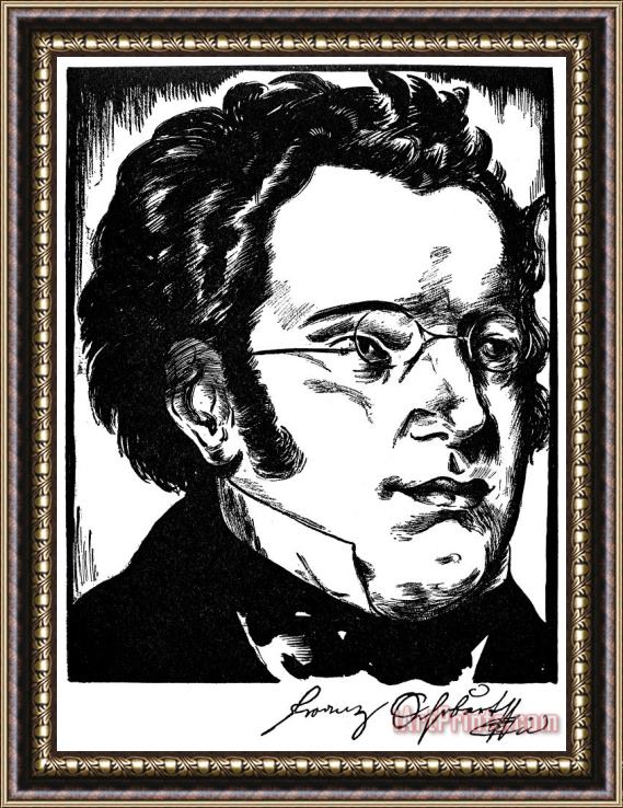 Others Franz Schubert (1797-1828) Framed Print