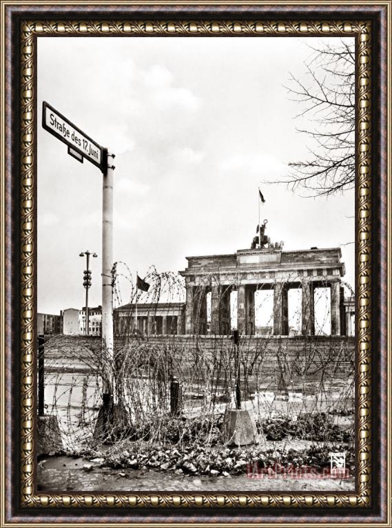 Others GERMANY: BERLIN, c1961 Framed Painting