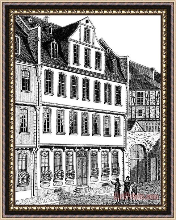 Others Germany: Goethe House Framed Print