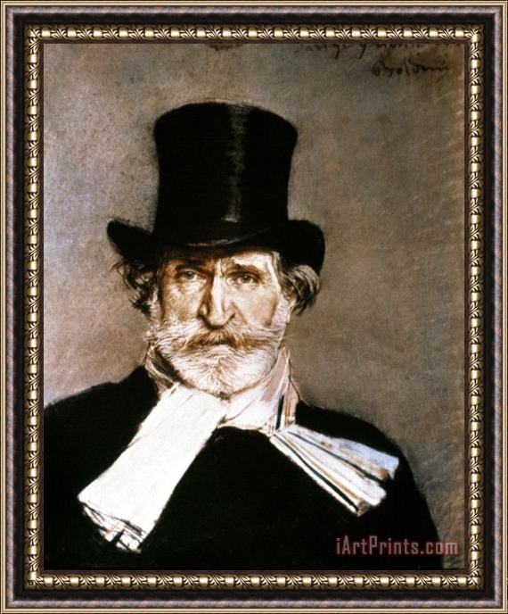 Others Giuseppe Verdi (1813-1901) Framed Print