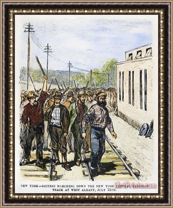 Others Great Railroad Strike, 1877 Framed Print