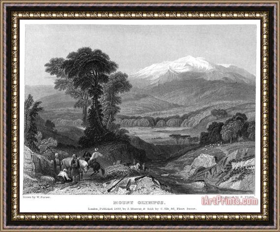 Others Greece: Mount Olympus Framed Painting