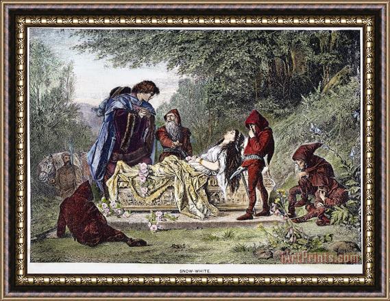 Others Grimm: Snow White Framed Print