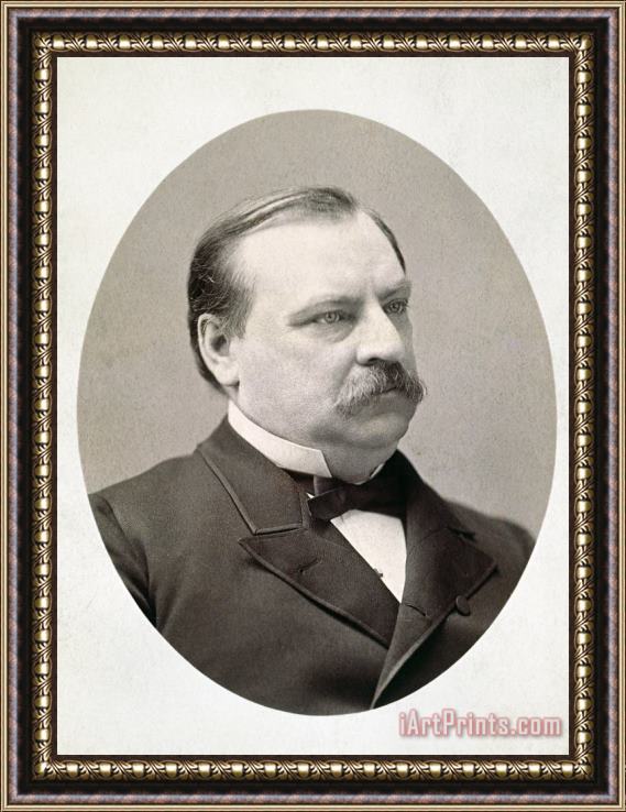 Others Grover Cleveland (1837-1908) Framed Painting