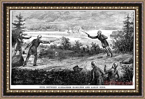Others Hamilton-burr Duel, 1804 Framed Print