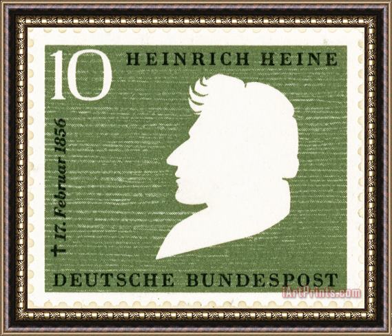 Others Heinrich Heine (1797-1856) Framed Print