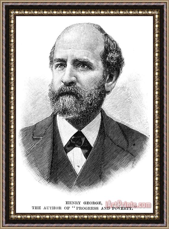 Others Henry George (1839-1897) Framed Painting