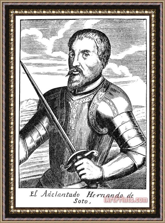 Others Hernando De Soto Framed Print for sale - iArtPrints.com