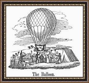 Hot Framed Prints - Hot Air Balloon by Others
