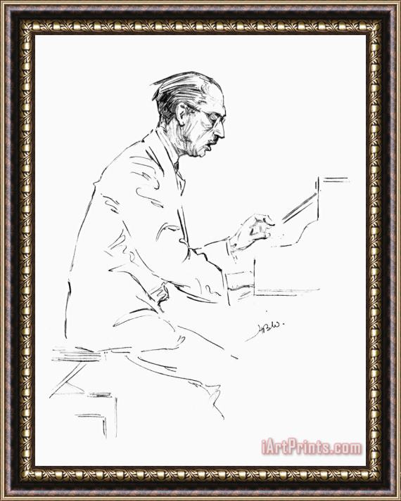 Others Igor Stravinsky (1882-1971) Framed Print