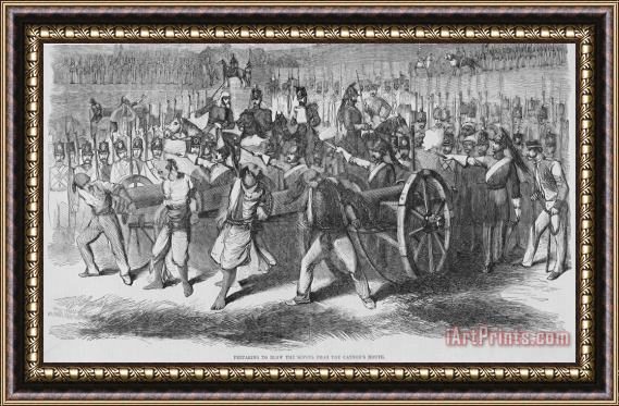 Others India: Sepoy Rebellion, 1857 Framed Print