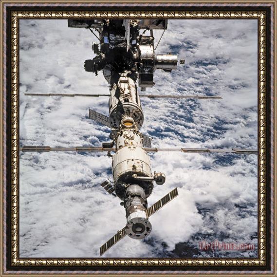 Others International Space Station Framed Painting