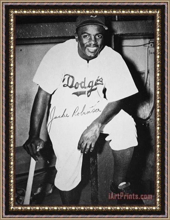 Others Jackie Robinson (1919-1972) Framed Painting
