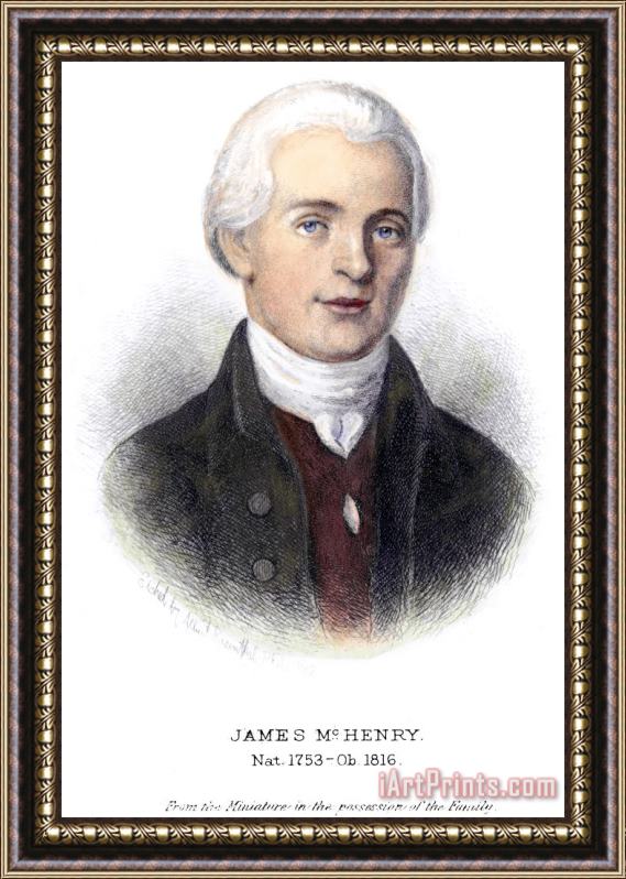 Others JAMES McHENRY (1753-1816) Framed Print