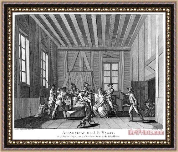 Others Jean-paul Marat (1743-1793) Framed Painting
