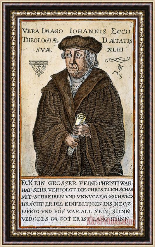 Others Johann Eck (1486-1543) Framed Print