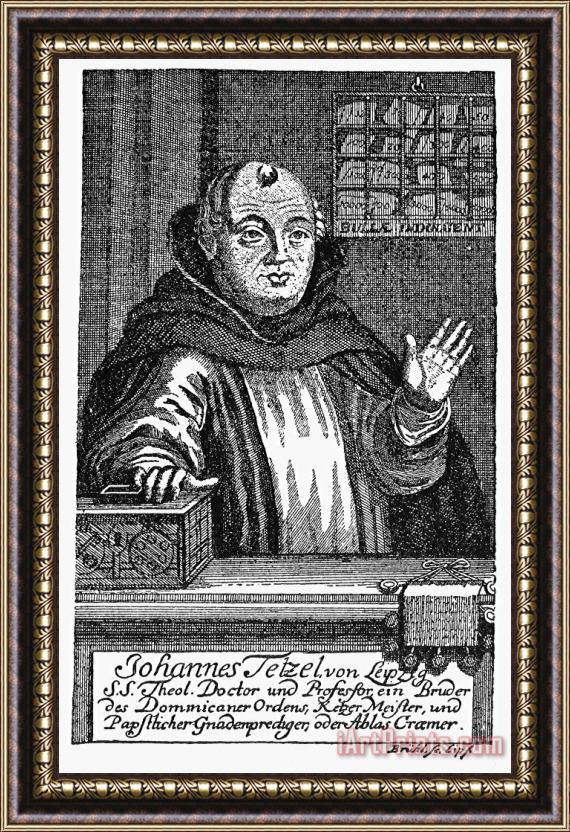 Others Johann Tetzel (1465-1519) Framed Print