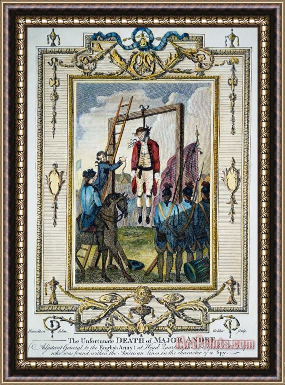Others John Andre (1750-1780) Framed Painting