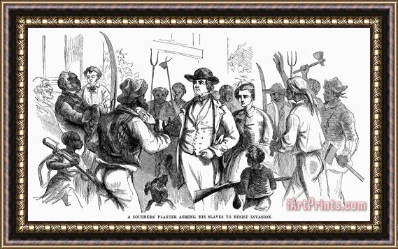 Others John Browns Raid, 1859 Framed Painting