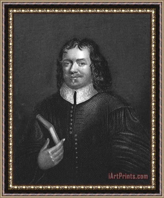 Others John Bunyan (1628-1688) Framed Painting