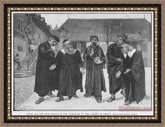 Others John Calvin (1509-1564) Framed Painting