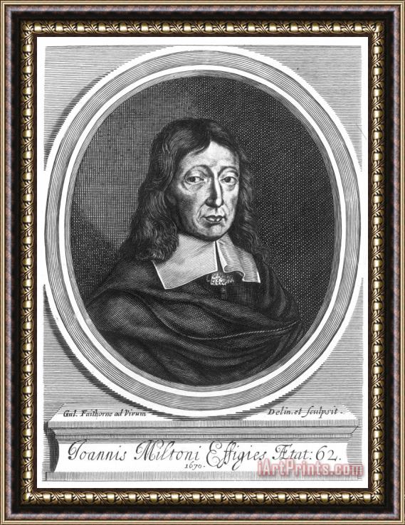 Others John Milton (1608-1674) Framed Print