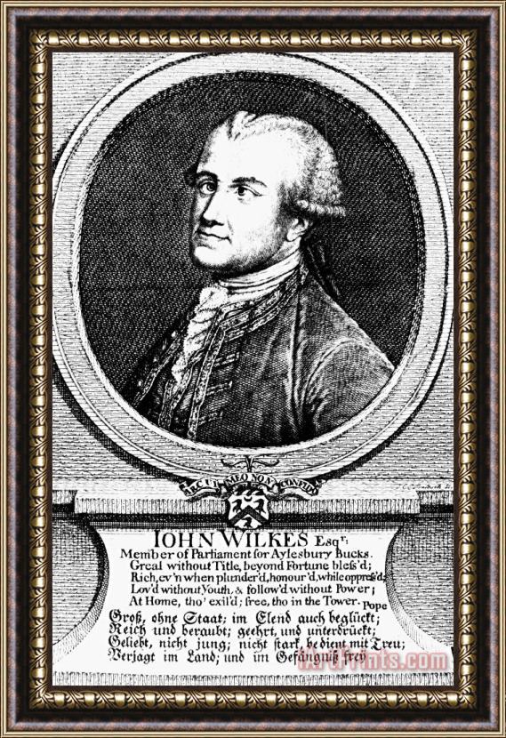 Others John Wilkes (1727-1797) Framed Print