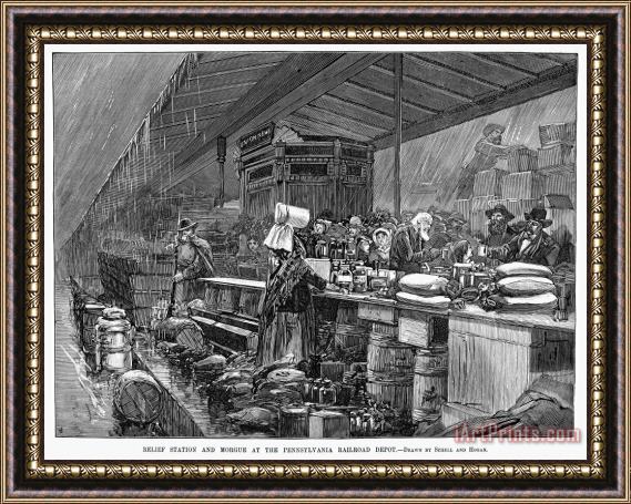 Others Johnstown Flood, 1889 Framed Print