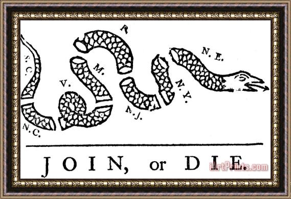 Others Join Or Die Framed Painting
