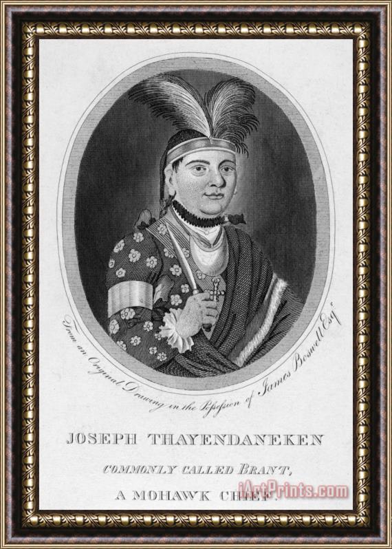 Others Joseph Brant (1742-1807) Framed Print
