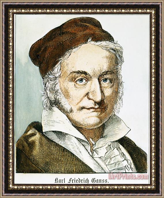 Others Karl Friedrich Gauss Framed Painting
