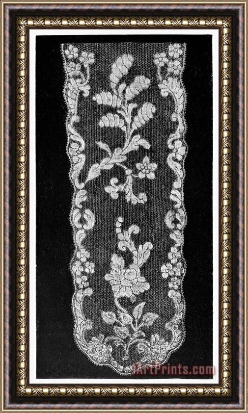 Others LACE, 18th CENTURY Framed Painting