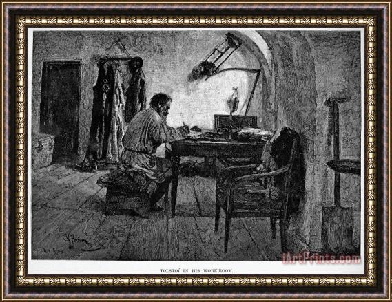 Others Leo Tolstoy (1828-1910) Framed Painting