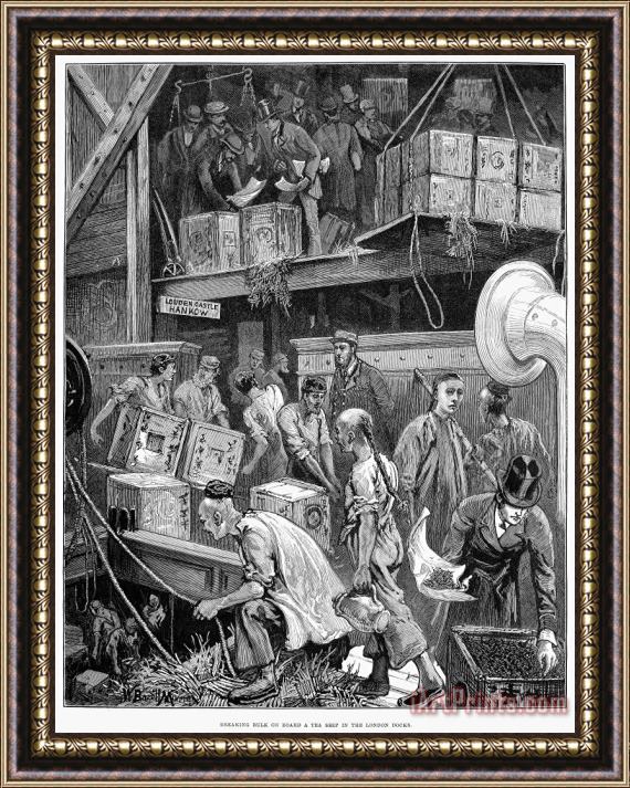 Others London: Tea Ship, 1877 Framed Print
