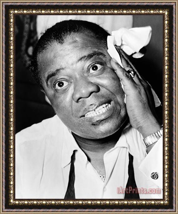 Others Louis Armstrong 1900-1971 Framed Painting