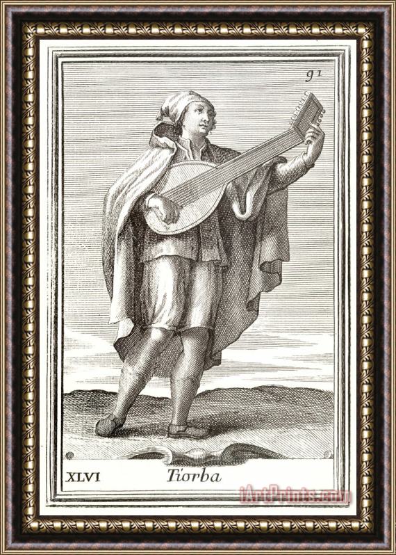 Others Lute, 1723 Framed Print