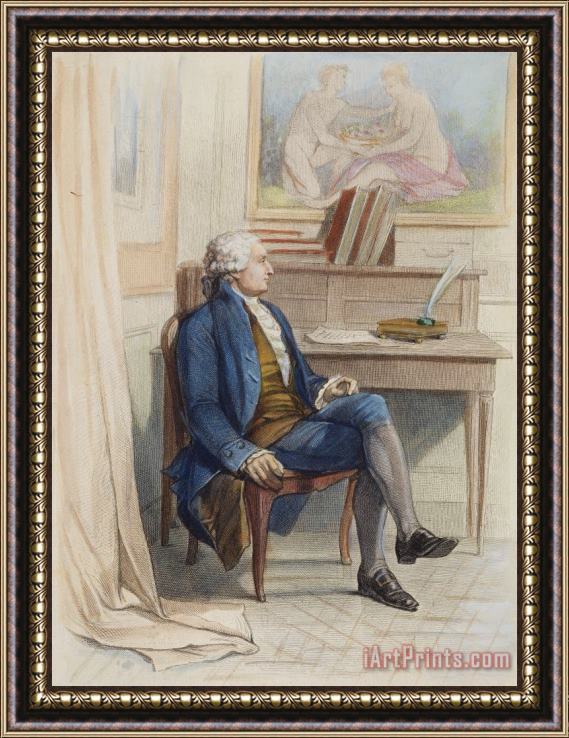 Others Marquis De Condorcet Framed Painting