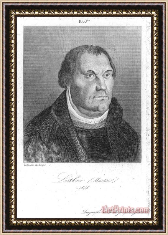 Others Martin Luther (1483-1546) Framed Print