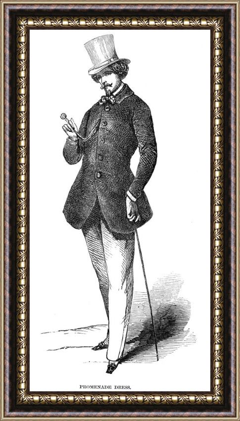 Others Mens Fashion, 1850 Framed Print
