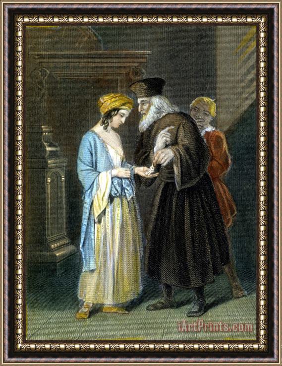 Others Merchant Of Venice Framed Painting