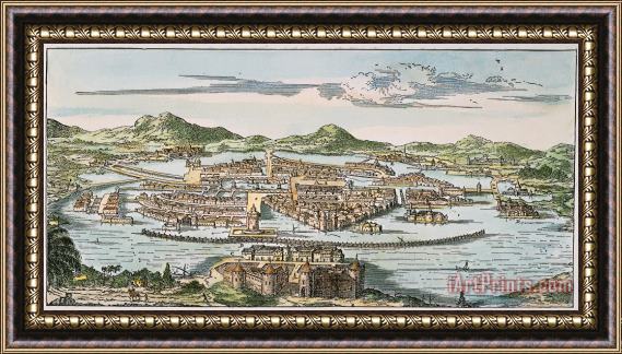 Others Mexico City, 1671 Framed Painting