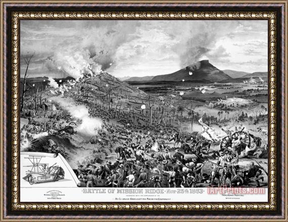 Others Missionary Ridge, 1863 Framed Painting