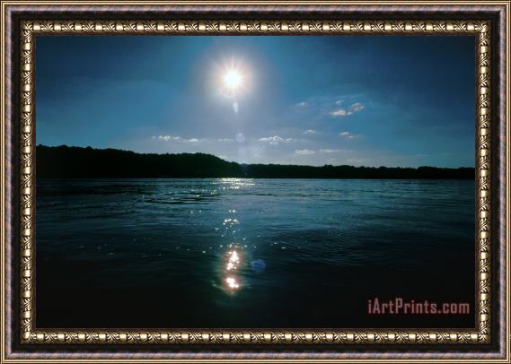 Others Mississippi River: Sunrise Framed Print
