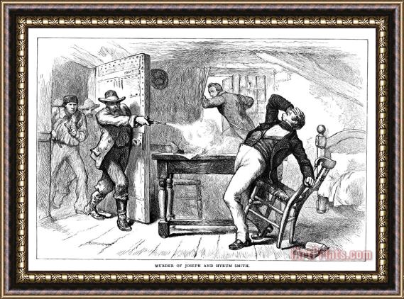 Others Murder Of Smith, 1844 Framed Print