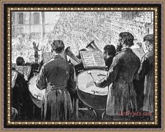 Others Music Festival, 1881 Framed Painting