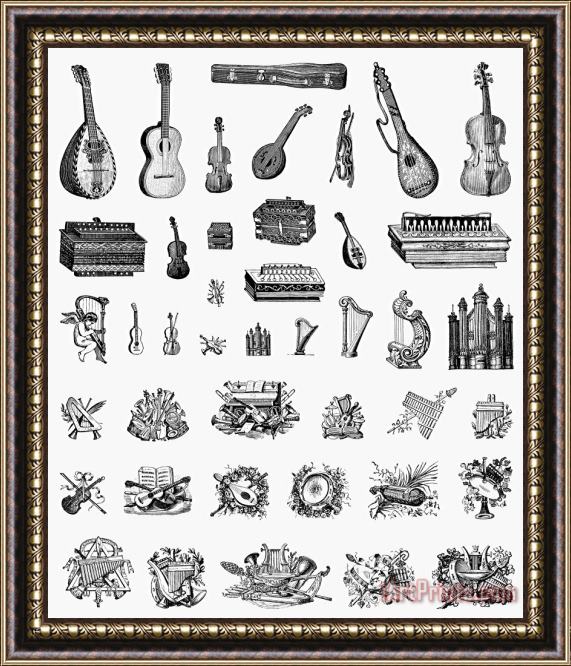 Others Musical Instruments Framed Print