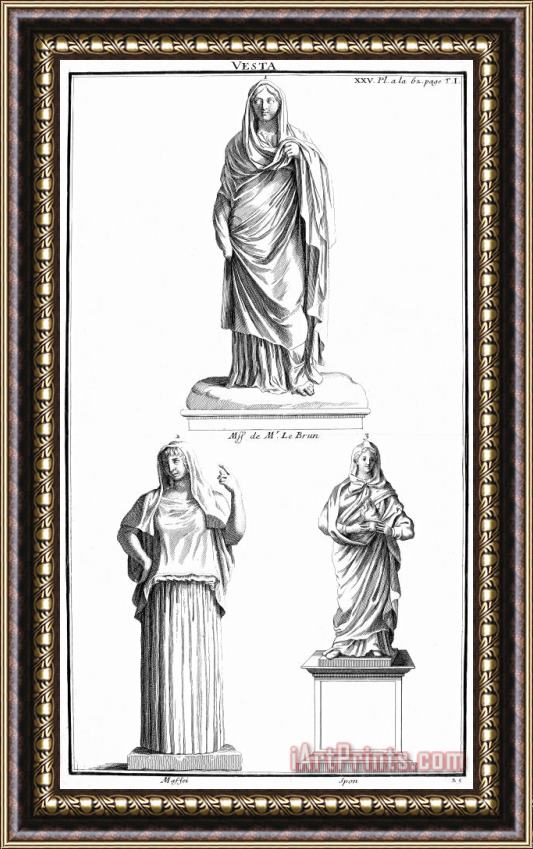 Others Mythology: Vesta Framed Print