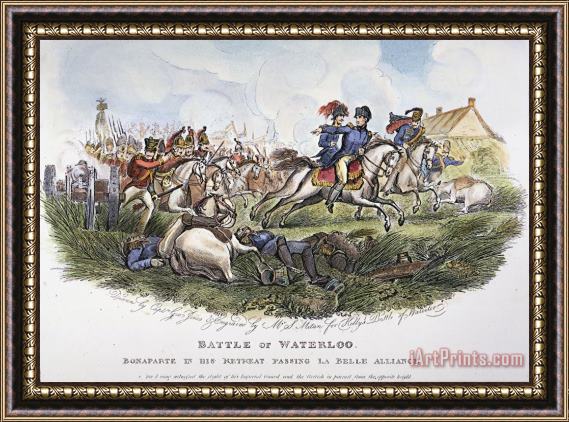 Others Napoleon I: Waterloo Framed Painting