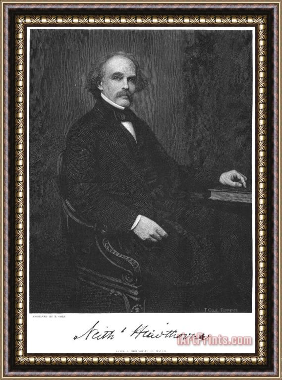 Others Nathaniel Hawthorne Framed Painting