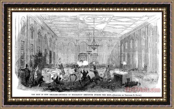 Others New Orleans: Riot Of 1866 Framed Print